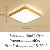 Modern Real Wooden LED Ceiling Lights For Bedroom Aisle Kitchen Dining Living Study Room Wardrobe Foyer Indoor Warm Home Lamps