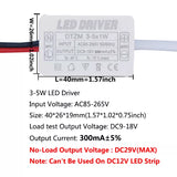 LED Driver 300mA 1-3w 4-7w 8-12w 18w 20w 18-25w 25-36w LED Constant Current Driver Power Unit Supply For Driver LED Transformer