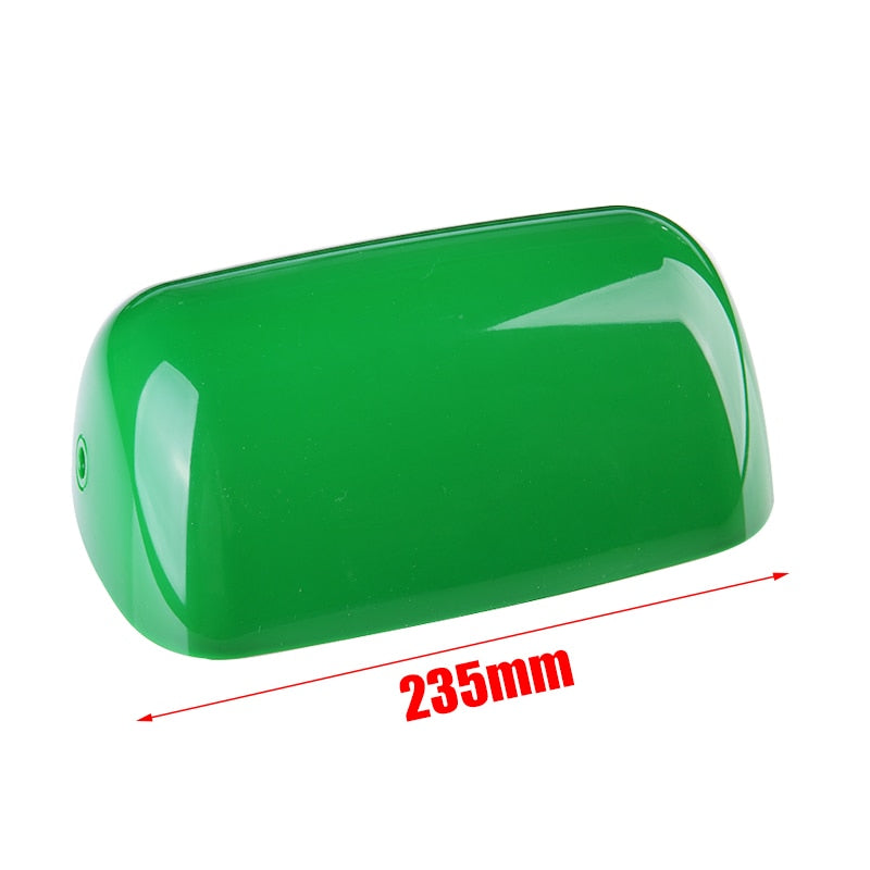 Vintage Plastic Banker Lamp Cover Retro Green Bankers Lamp Shades Table Lamp Replacement 235mm Length