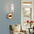 Europe Golden Wall Lamp Led 5W for Home Decor Bedroom Living Room Decoration Light Metal Glass Aisle Corridor Interior Sconce 