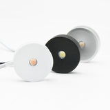 1W 12V Ultra-Thin (8mm) Mini LED Spotlight - Recessed Cabinet & Display Light for Wine Cabinets, Kitchens & Shelves