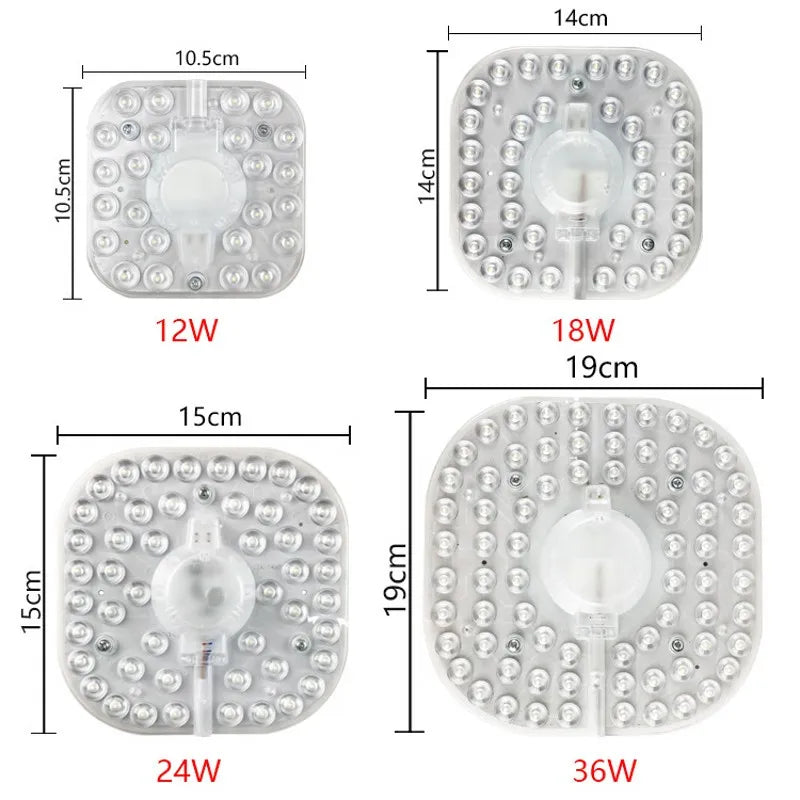 12W 18W 24W 36W LED Ring PANEL Circle Light SMD2835 AC220V  LED square Ceiling board the circular lamp board