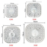 12W 18W 24W 36W LED Ring PANEL Circle Light SMD2835 AC220V  LED square Ceiling board the circular lamp board