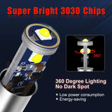 2Pcs Canbus 12V BA9S T4W Led Bulbs Car Interior Lights Marker Dome Readling License Plate Lamp White Red Yellow Blue