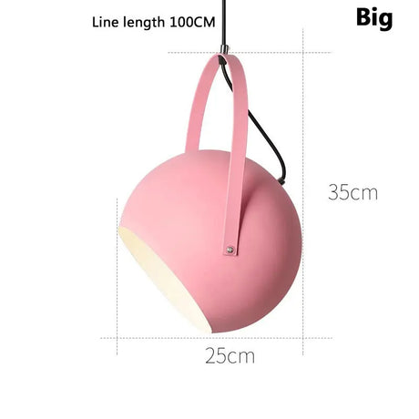 LED Pendant Lights Nordic E27 Macaron Colorful Luminaria New Bedroom Restaurant Pendant Lamp Home Decors Adjustable Lamp Lustre