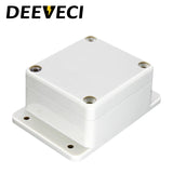 IP67 Waterproof Electronic Project Box with Mounting Ears - Outdoor Plastic Junction Enclosure & Instrument Housing Case
