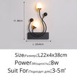 Iron Nordic New Modern LED Wall Lights For Study Living Room Bedroom Bedside Aisle Corridor Porch Lamp Indoor Lighting AC90-260V