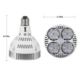 LED Red Light Therapy Bulb E27 48W Deep Red 660nm Near Infrared 850nm For Flowering Fruiting Grow Spectrum Enhancement Light Therapy