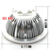AR111 15W 20W LED Downlight Dimmable GU10 QR111 ES111 G53 Bulb Light AC110V/220V/DC12V Spotlight