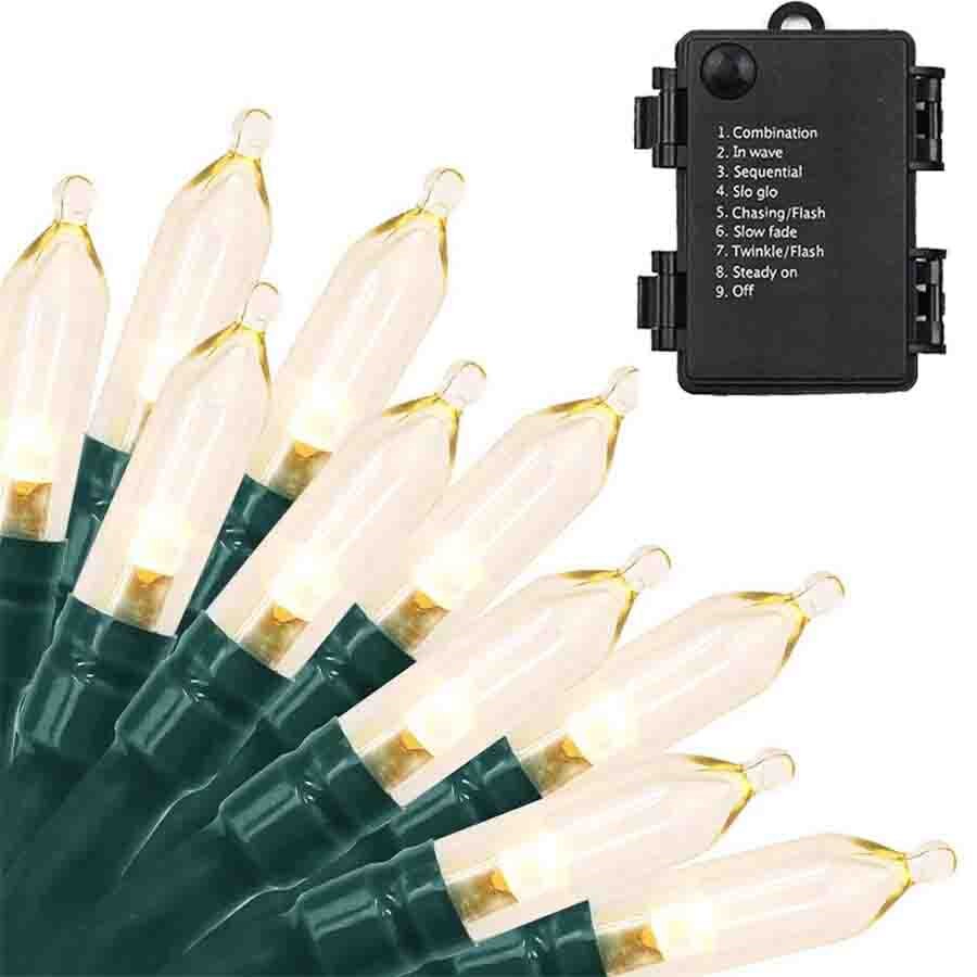 LED Mini Christmas String Light Outdoor Battery Operated Party Fairy Garland 5m 10m Waterproof Garden Tree Holiday Lighting