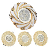 Nordic Modern Spiral Pattern Gold Edge Ceiling Lamp 3W 5W 220V Led Recessed Lights Luxury Home Decoration Kitchen Bedroom Luster