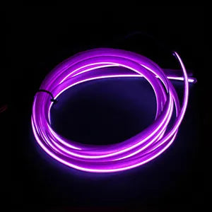 Car Interior Light Atmosphere Ambient Light Tube LED Strip Flexible Neon Lamp Glow String Light For Car Decoration interior part