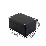 Outdoor Waterproof Plastic Junction Box (Black & White) - IP-Rated Plastic Enclosure & Electronics Project Instrument Shell Case