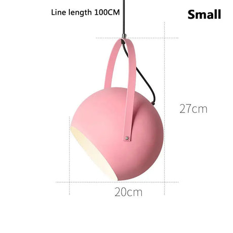 LED Pendant Lights Nordic E27 Macaron Colorful Luminaria New Bedroom Restaurant Pendant Lamp Home Decors Adjustable Lamp Lustre