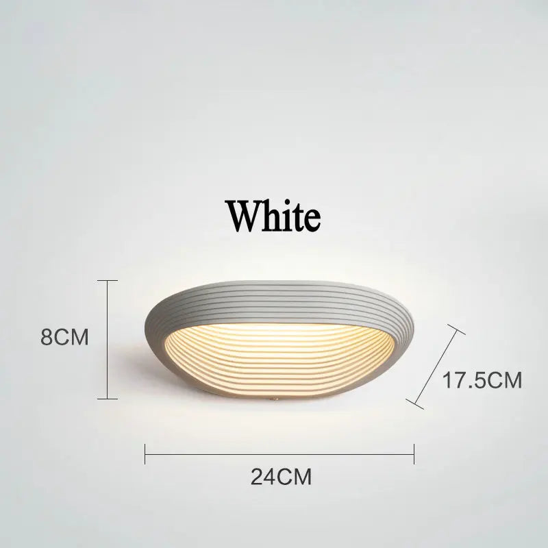 12W Modern Indoor LED Wall Lamp (Aluminum) - Contemporary Minimalist Sconce Light Fixture for Bedroom Bedside, Living Room Accent & Aisle Corridor