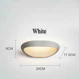 12W Modern Indoor LED Wall Lamp (Aluminum) - Contemporary Minimalist Sconce Light Fixture for Bedroom Bedside, Living Room Accent & Aisle Corridor