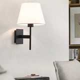 American Classic Fabric Wall Lamp Nordic Retro Led Bedside Light Indoor Bedroom living room sofa Corridor Stairs Decors Sconce
