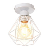 Vintage Pendant Lamp Iron Frame Ceiling Lighting Paint Restaurant Teahouse Chandelier Indoor Wrought Metal Modern Pendant Lights