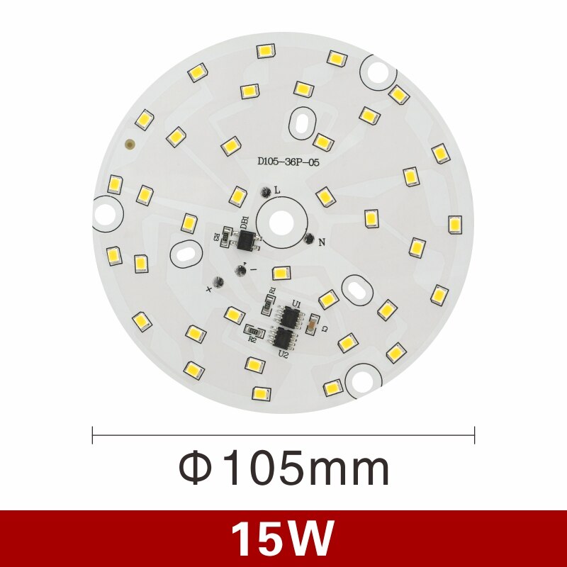 LED Downlight Chip 3W 5W 7W 9W 12W 15W 18W Round Light Chip AC 220V-240V 2835SMD Lamp Beads Cold/Warm white Lighting Spotlight