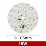 LED Downlight Chip 3W 5W 7W 9W 12W 15W 18W Round Light Chip AC 220V-240V 2835SMD Lamp Beads Cold/Warm white Lighting Spotlight