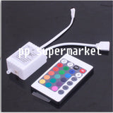Led Controller 24 Keys LED IR RGB Controler box 1 to 2 Controller IR Remote Dimmer DC12V For RGB 3528 5050 LED Strip Lights