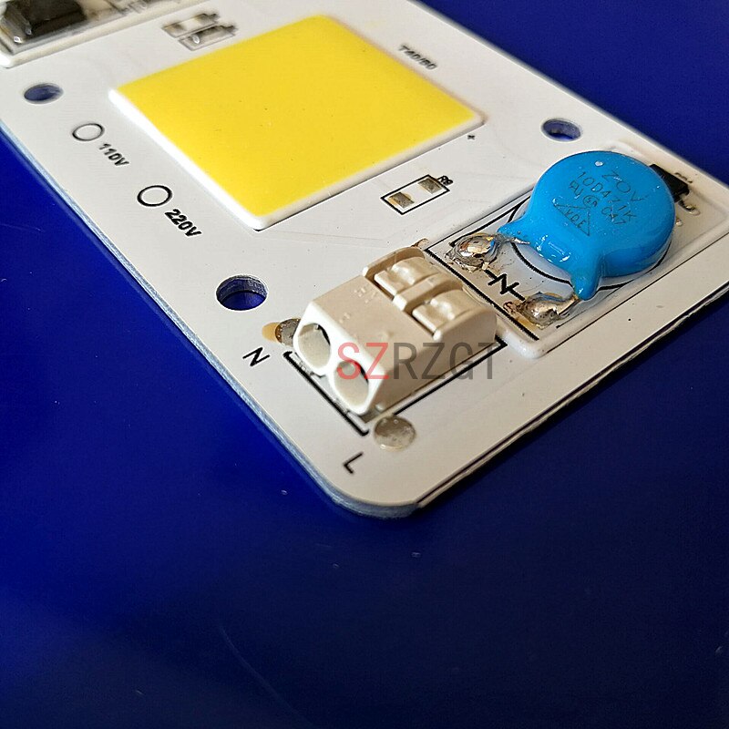 NEW Dimmable LED COB Lamp Chip 50W white/warm white AC110V 220V Input Smart IC Driver Fit For DIY LED Floodlight Spotlight LED