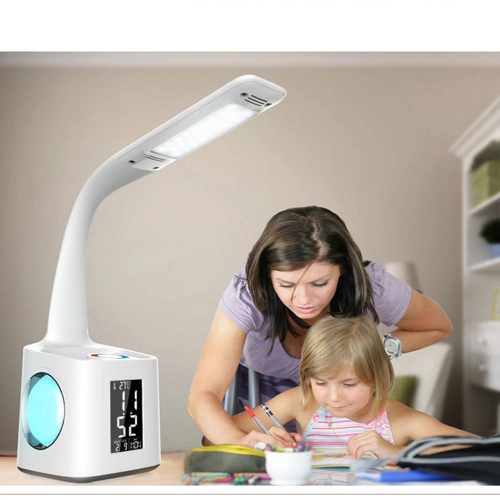 Led Button Night Light Usb Charging Book Clip Light Student Folding Plug-in Eye Protection Reading Lamp