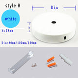 Black White Silver Bronze Ceiling Plate Wall Sconce Mount LED Base Vintage Pendant Lamp Disc Base Ceiling Canopy Free Shipping