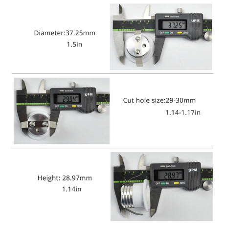 Mini LED Spot Downlights COB 3W 270lm 110V 220V Dimmable Cabinet Light Black White Silver Finish Aluminum Cut Hole 30mm