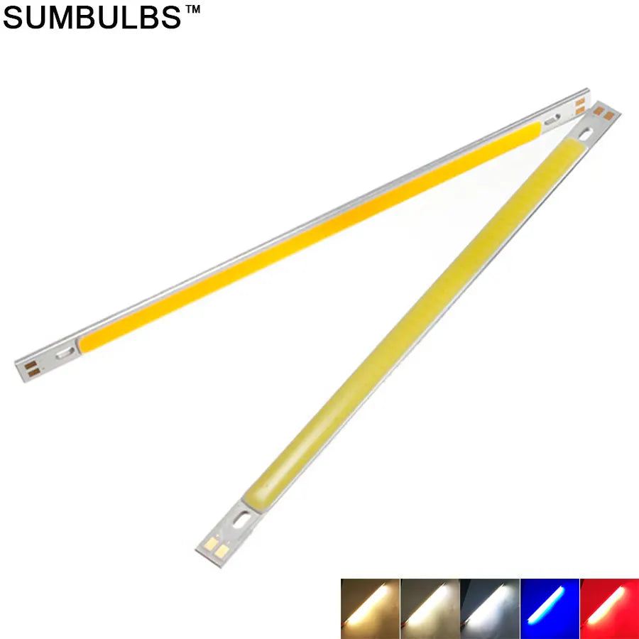 Sumbulbs 200x10mm COB LED Light Strip (10W, DC 12V–14V, 1000LM) - 20CM Lamp Module