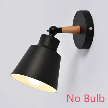 ASCELINA Hot Nordic Style Indoor Lighting  LED Wall Lamp Modern Wooden Bedroom Bracket Light Household Living Room Bathroom Lamp