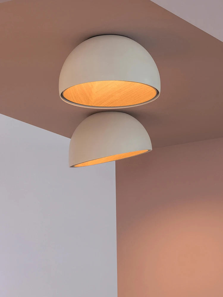 Bedroom lamp ceiling lamp creative inclined ceiling room light personality modern minimalist wood grain study lamp owner