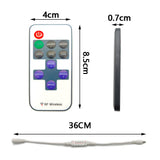 Mini 11 key LED Controller DC 12V Led Strip Controller Dimmer Wireless RF Remote to Control Single Color Strip Lighting