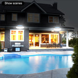 Solar Lights Outdoor Motion Sensor 158LEDs IP65 Waterproof Super Bright Solar Wireless Wall Lamp with 3Modes and 8Wide Angle