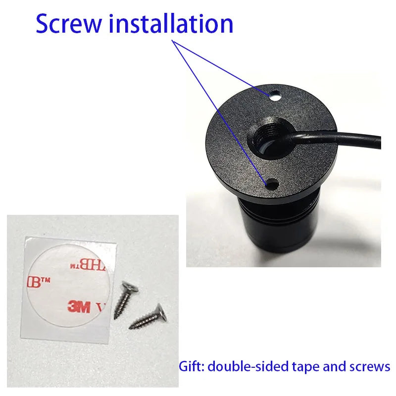 Mini LED Spotlights Ceiling Down Light 110V 220V DC12V 24V Surface Mounted Spots Cabinet Counter Jewelry Showcase Adjusta 1W 3W