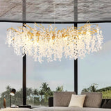 Nordic Crystal Luxury LED Chandelier Lighting Home Decoration LOFT Villa Lustre Living Room Hotel Hall Art Indoor Decor Lighting
