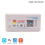 Wi-Fi Smart Controller Tuya Alexa Google Home Voice DC5-24V Single color Dimmer CCT RGB RGBW RGBCCT 5 in 1 LED Strip APP 2.4G RF