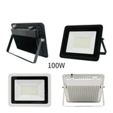 LED Floodlight 10W 20W 30W 50W 100W Flood Light 220V Waterproof IP68 Outdoor Wall Garden Spotlight Reflector Foco Lamp