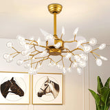 23 Inch ceiling fan fans with lights remote control Reversible ventilator lamp bedroom decor Silent Motor glowworm firefly