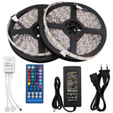 DC 12V RGBW RGB WW LED Strip Light SMD 5050 60Leds/m Waterproof Led Lamp 5m 10m Flexible Led Stripe with 40 key IR Controller