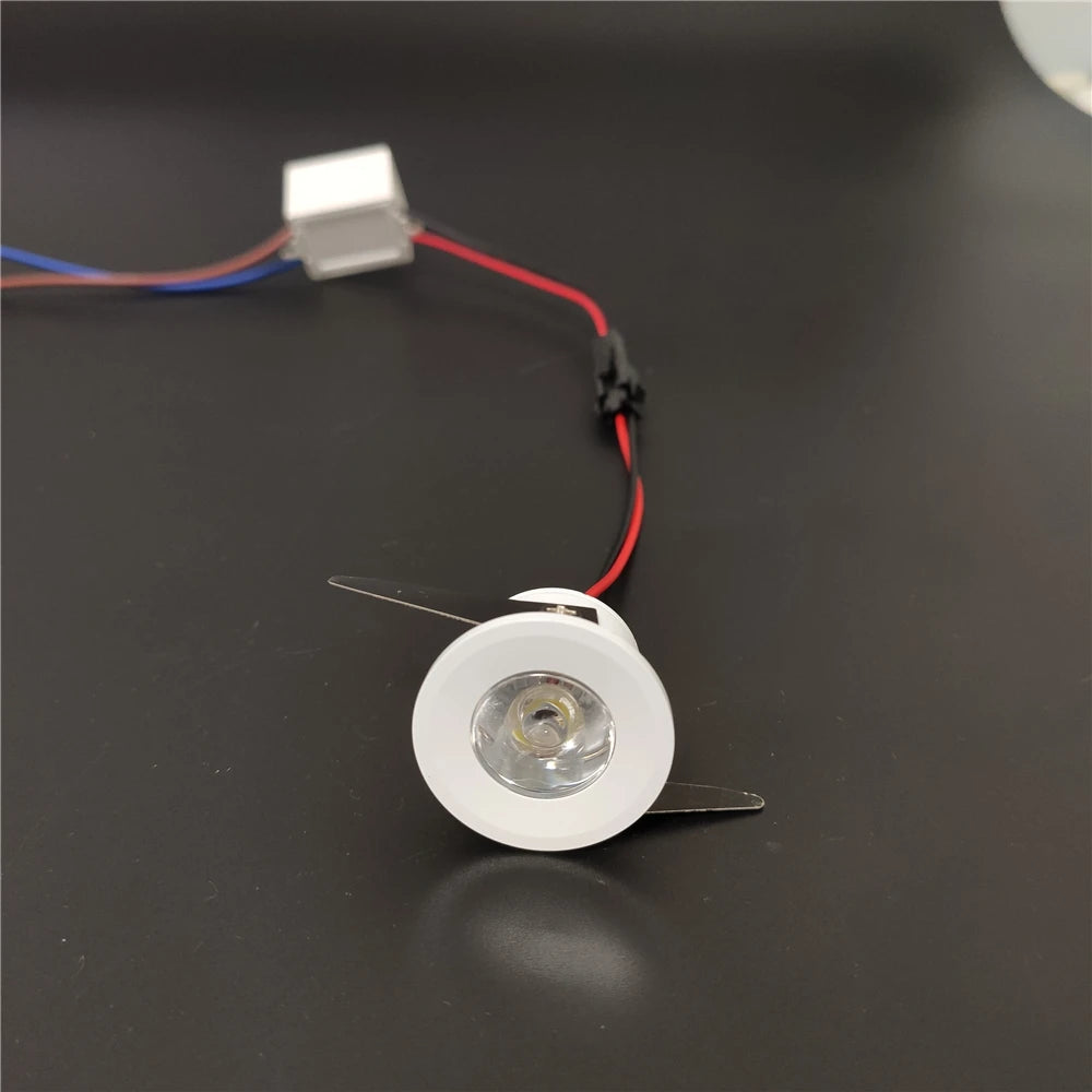 1w mini spot light AC 110v 220v dimmable for ceiling 3W Recessed lamp Home Under Cabinet Lights led white spot light fixture