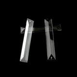 All Sizes Trimming Triangle Crystal Clear Prism In 1 Hole/2 Holes Glass Chandeliers Pendants Parts Glass Lamp Drop Pendants