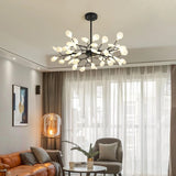 Modern LED Pendant lights Gold Black tree branch Chandeliers room decor Bedroom Dining Living Room Luster Lamp Home Decoration
