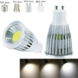 10-Pack Low Voltage Dimmable COB LED Spotlight Bulbs (DC 12V-24V | 6W/9W/12W) - GU10, MR16, E27 High-Power Bulbs in Warm & Cold White