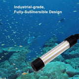 20W Underwater Submersible Fishing Light 12V-24V - 126 LED Green Lure Finder Lamp