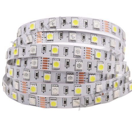 DC 12V RGBW RGB WW LED Strip Light SMD 5050 60Leds/m Waterproof Led Lamp 5m 10m Flexible Led Stripe with 40 key IR Controller