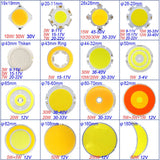 Round COB LED Chip Spotlight Floodlight Indoor Lighting 3W 5W 10W 20W 50W 200W LED Light Srouce Circular COB Board