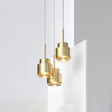 Luxury Metal Work Small Droplight Golden Example Room Restaurant Coffee Bar Single Bedside side Lamp