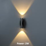 2W 4W 6W Interior Decoration Wall Lamp Modern Personality Bedroom Living Room Corridor Round Tube Wall Lamp LP38