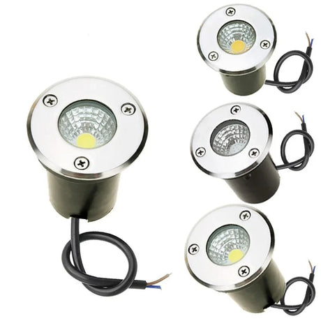 LED Underground light 3W 5W 10W COB Floor Lamp Outdoor Ground Spot Landscape Garden Square Path Buried Yard 85-265V DC12V IP68
